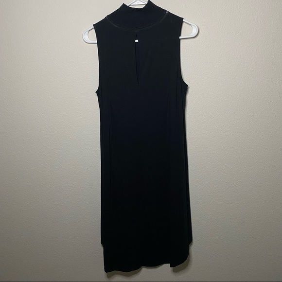 rag & bone | Black Sleeveless Nova Dress Size Medium Wool Silk Blend - Picture 5 of 8